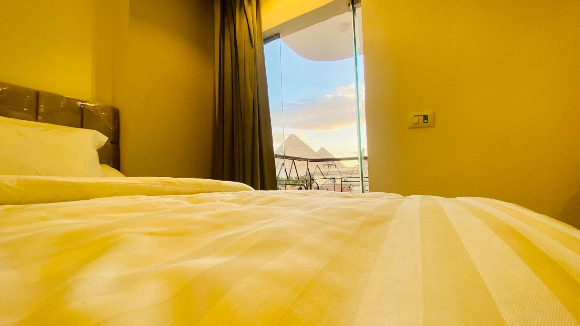 Oh Pyramids View Otel Kafret el-Gabal Dış mekan fotoğraf