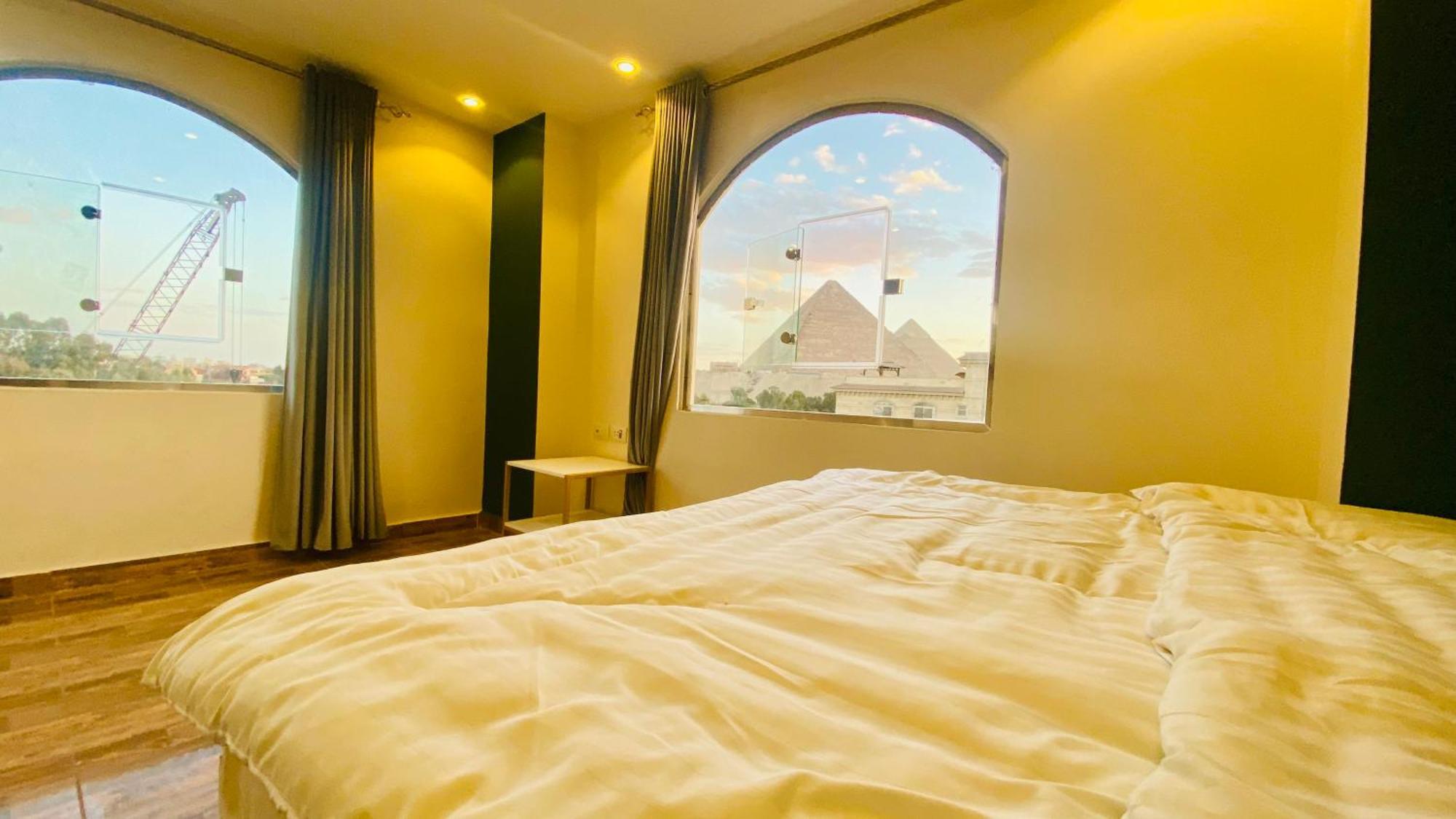 Oh Pyramids View Otel Kafret el-Gabal Dış mekan fotoğraf