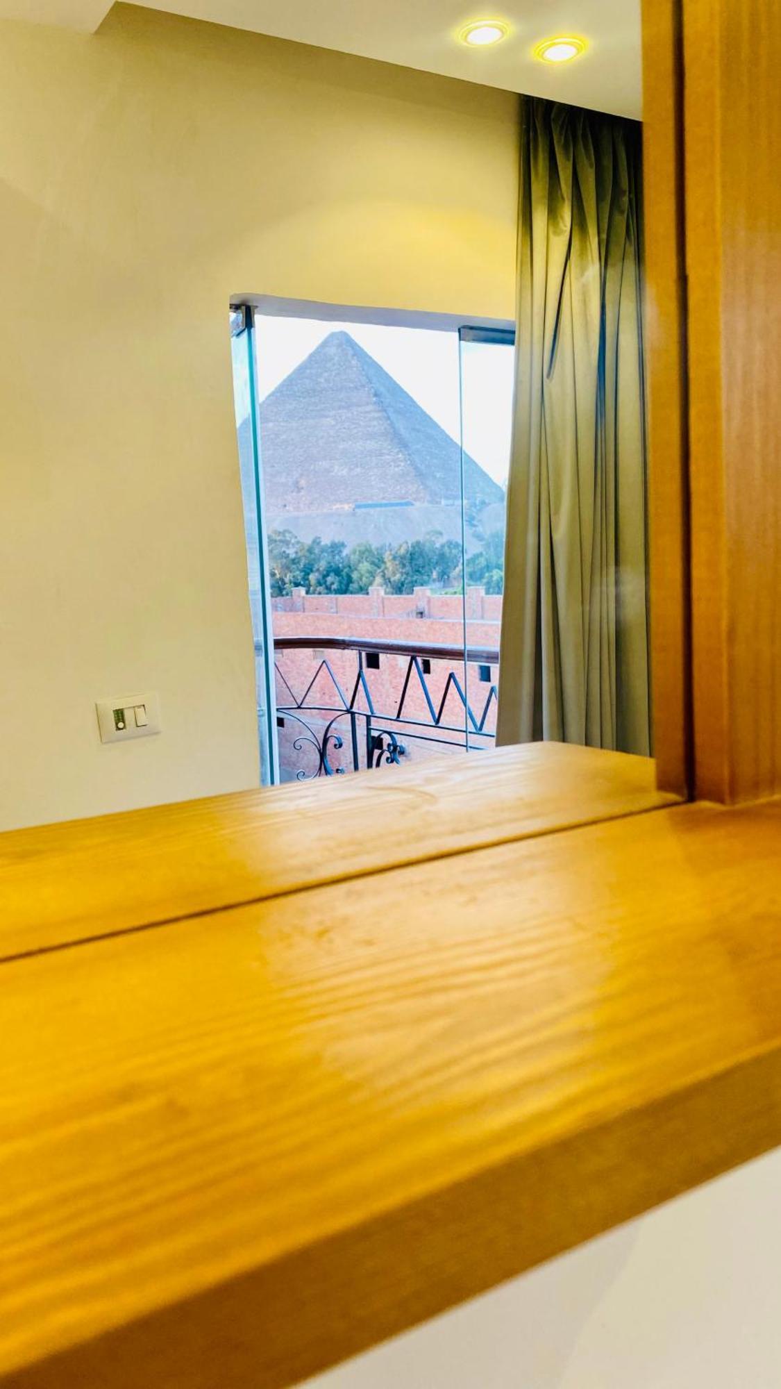 Oh Pyramids View Otel Kafret el-Gabal Dış mekan fotoğraf
