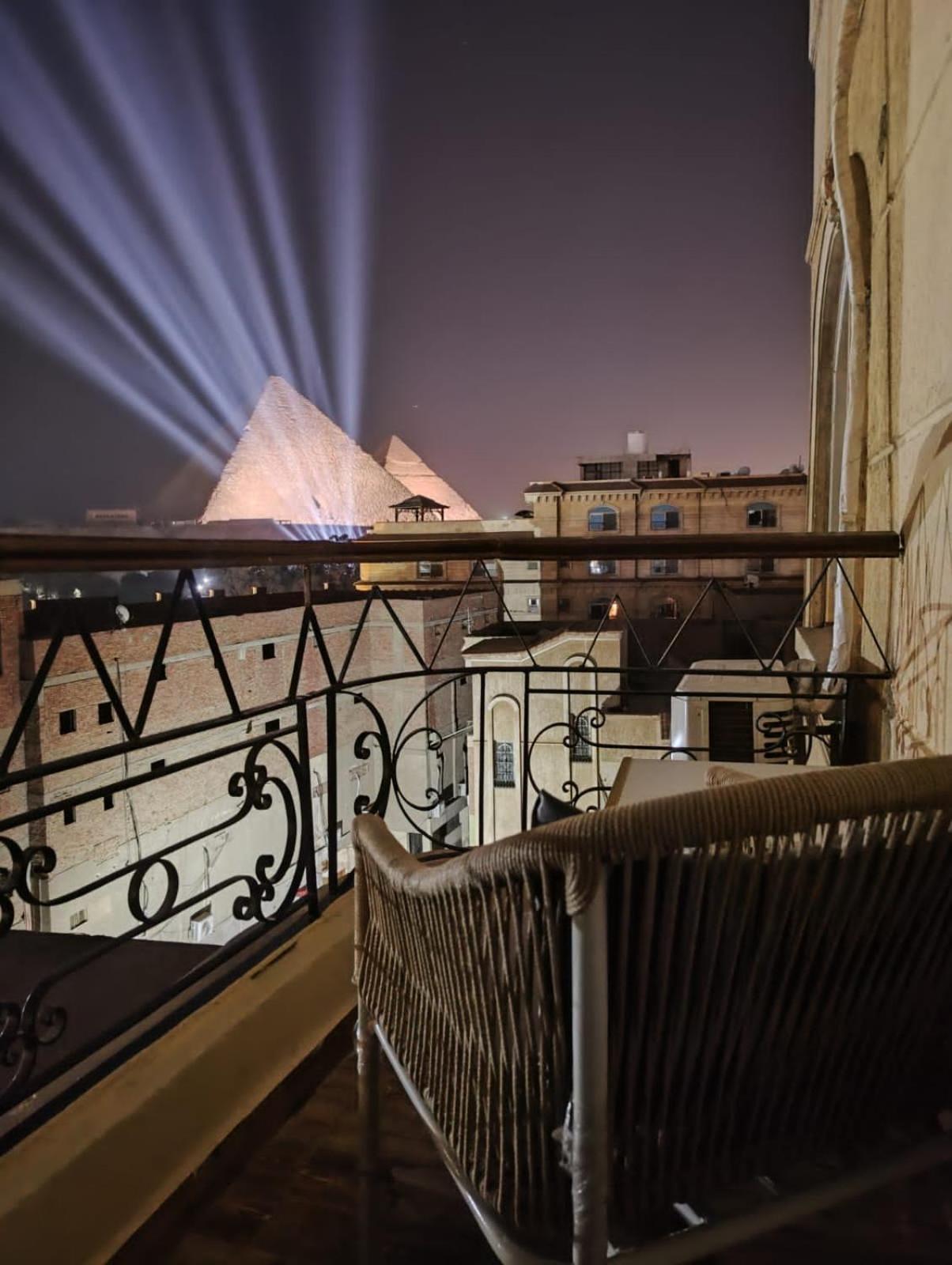 Oh Pyramids View Otel Kafret el-Gabal Dış mekan fotoğraf